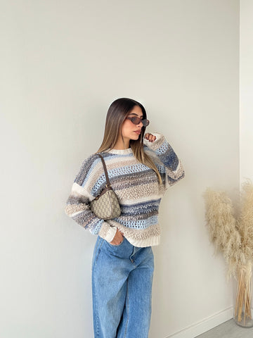 Pullover Igual celeste