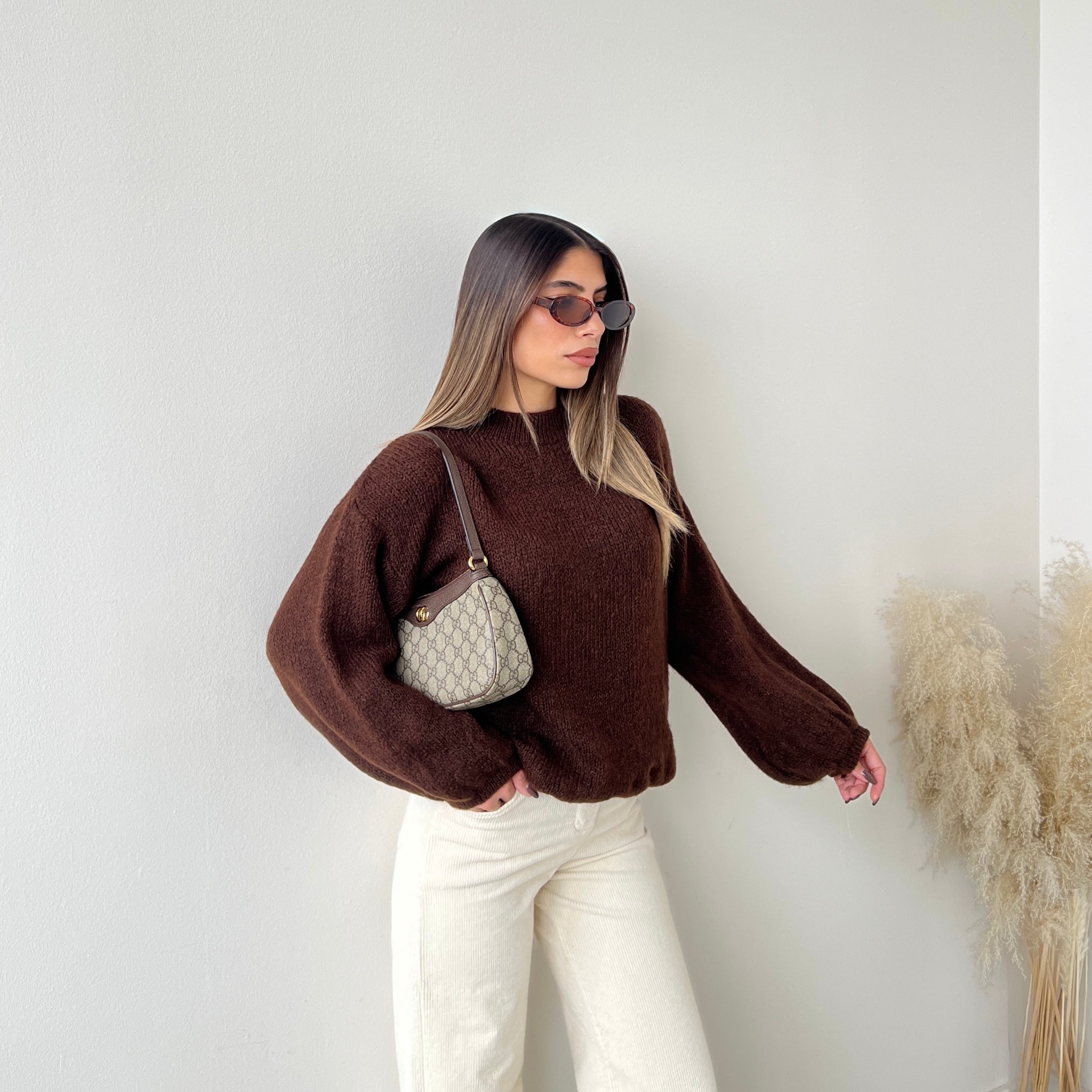 Pullover Cloudy testa di moro