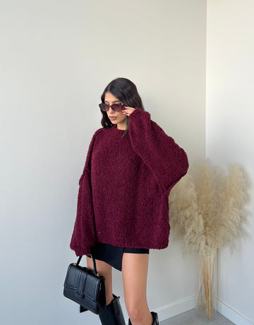 Maglione Amber burgundy