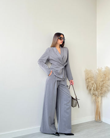 Tailleur portafoglio grey