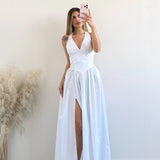Abito Grace in cotone bianco