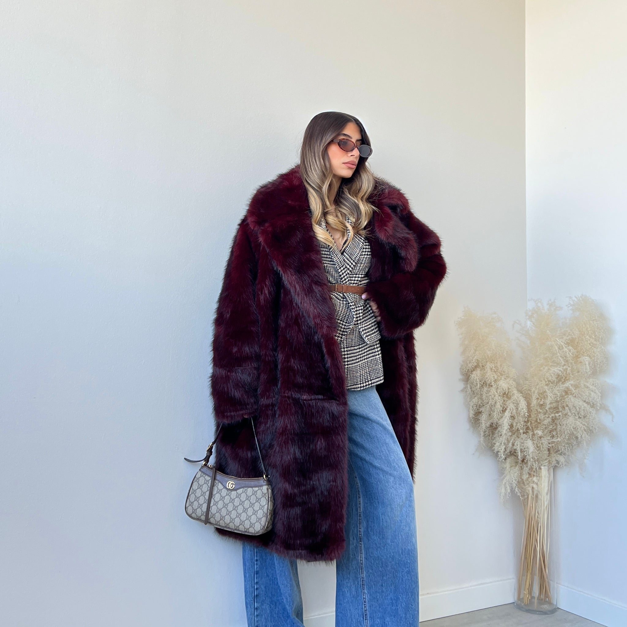 Ecopelliccia Alaska vino