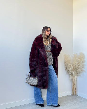 Ecopelliccia Alaska vino