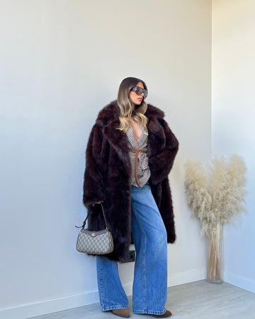 Ecopelliccia Alaska testa di moro