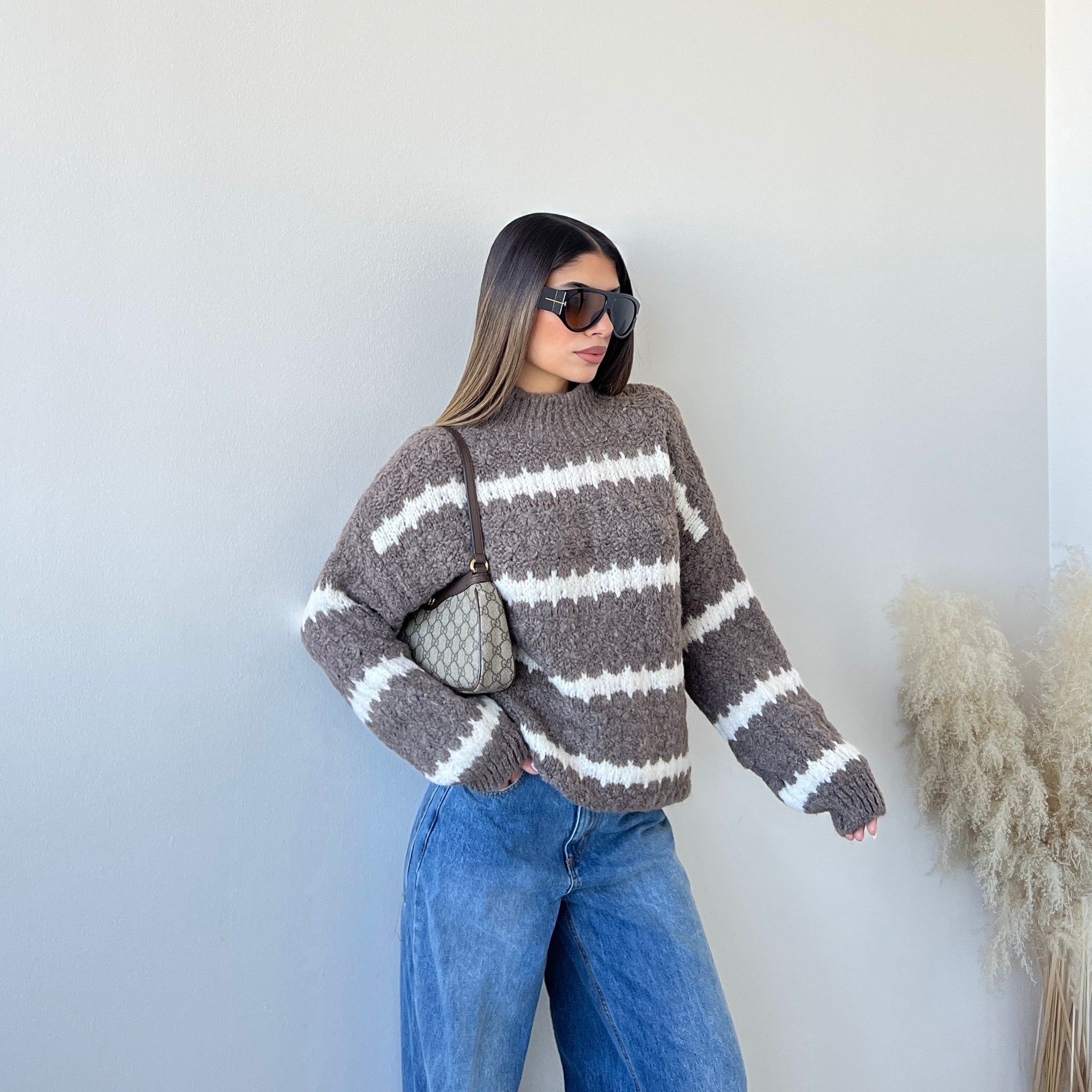 Pullover Vienna tortora