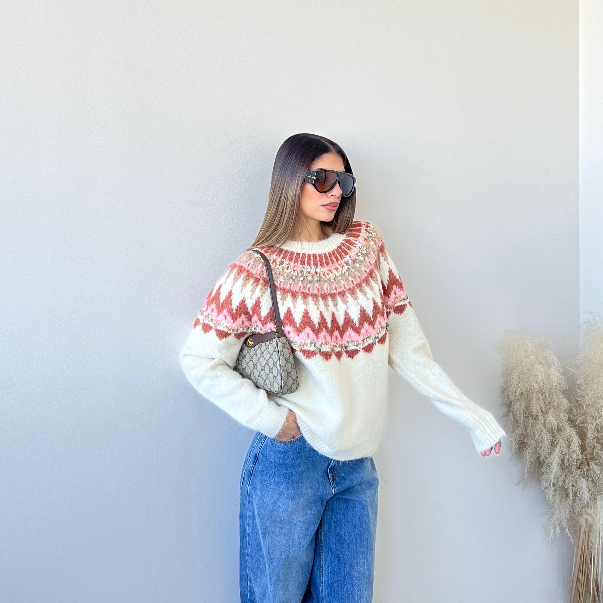 Pullover Mountain crema