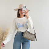 Pullover No vabbe 100% cotone bianco