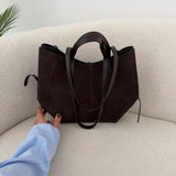 Borsa Louise in vera pelle testa di moro