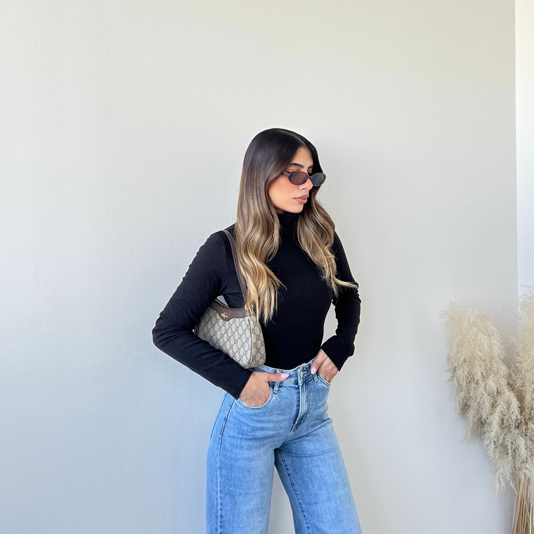 Body dolcevita felpato 18205 nero