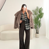 Ecopelliccia Charlotte grey