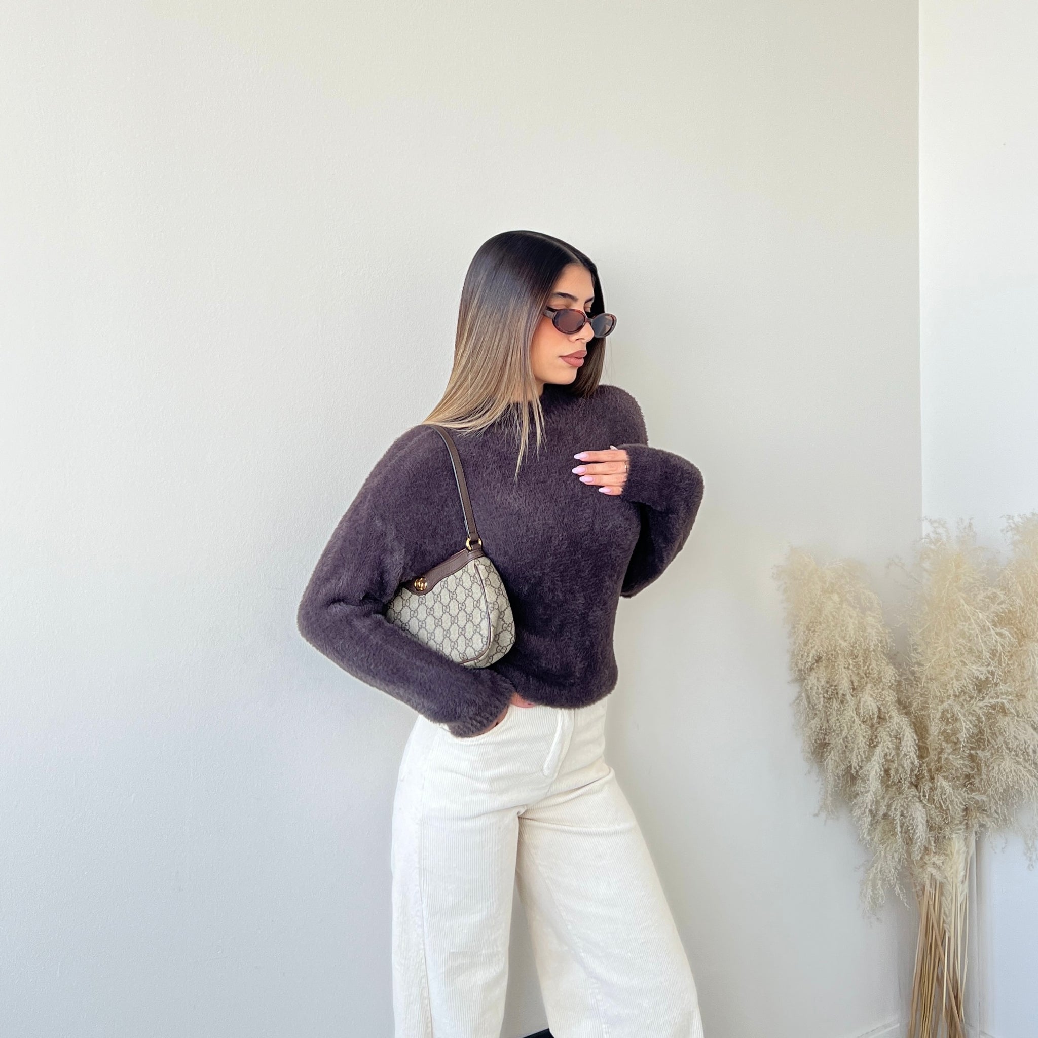 Pull pelosino testa di moro