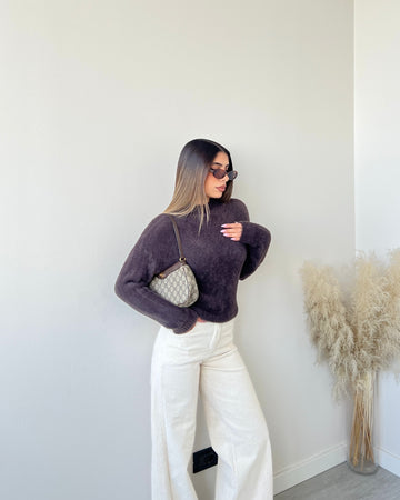 Pull pelosino testa di moro