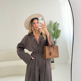 Camicia Forte dei Marmi a righe brown