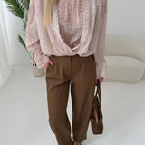 Pantalone cargo balloon camel