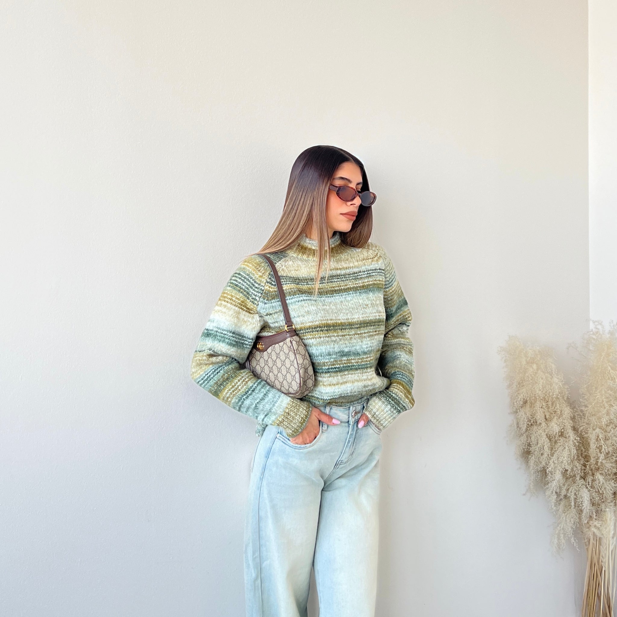 Pullover Multicolor salvia