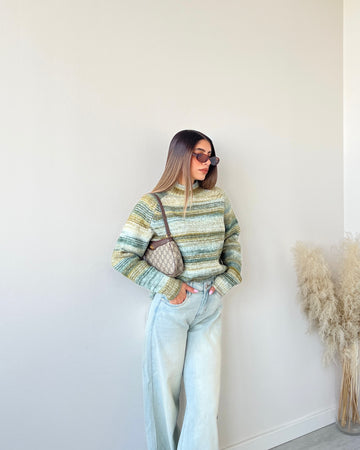 Pullover Multicolor salvia