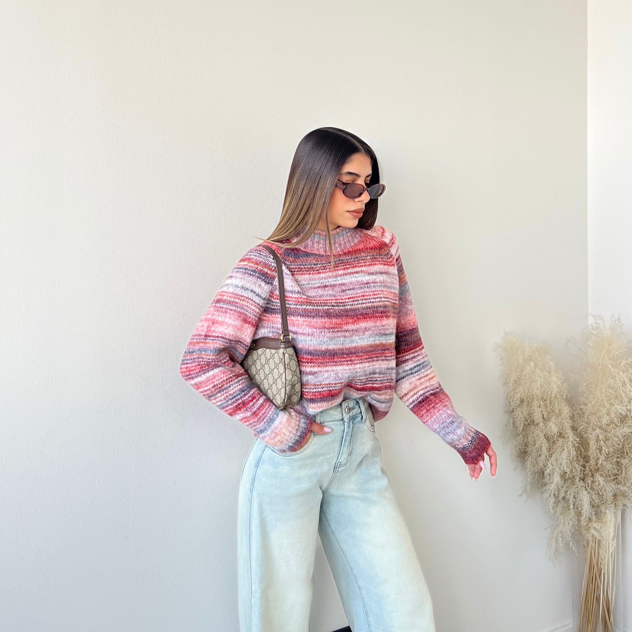 Pullover Multicolor rosa