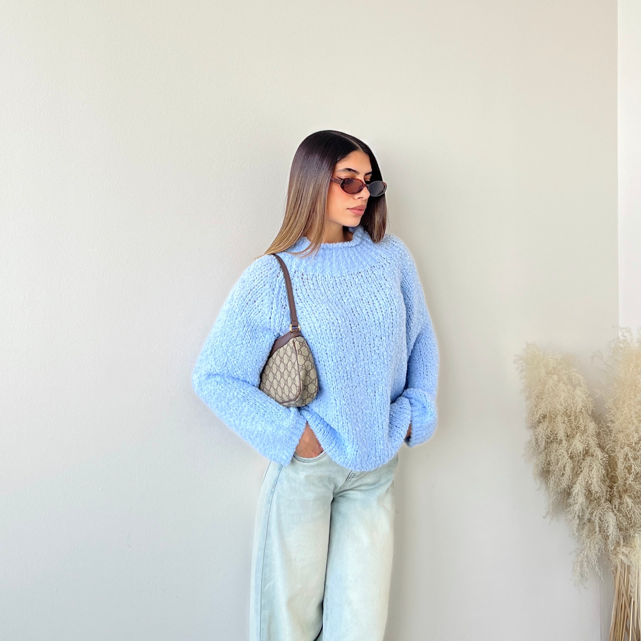 Pullover bouclè zucchero