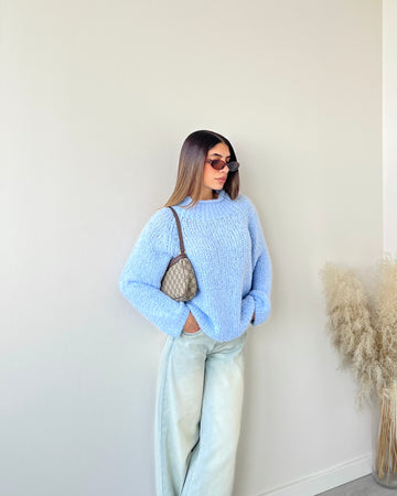 Pullover bouclè zucchero