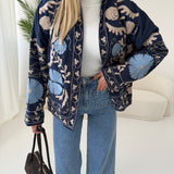 Kimono Flowers blu