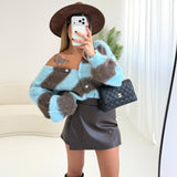 Shorts gonna simil pelle brown