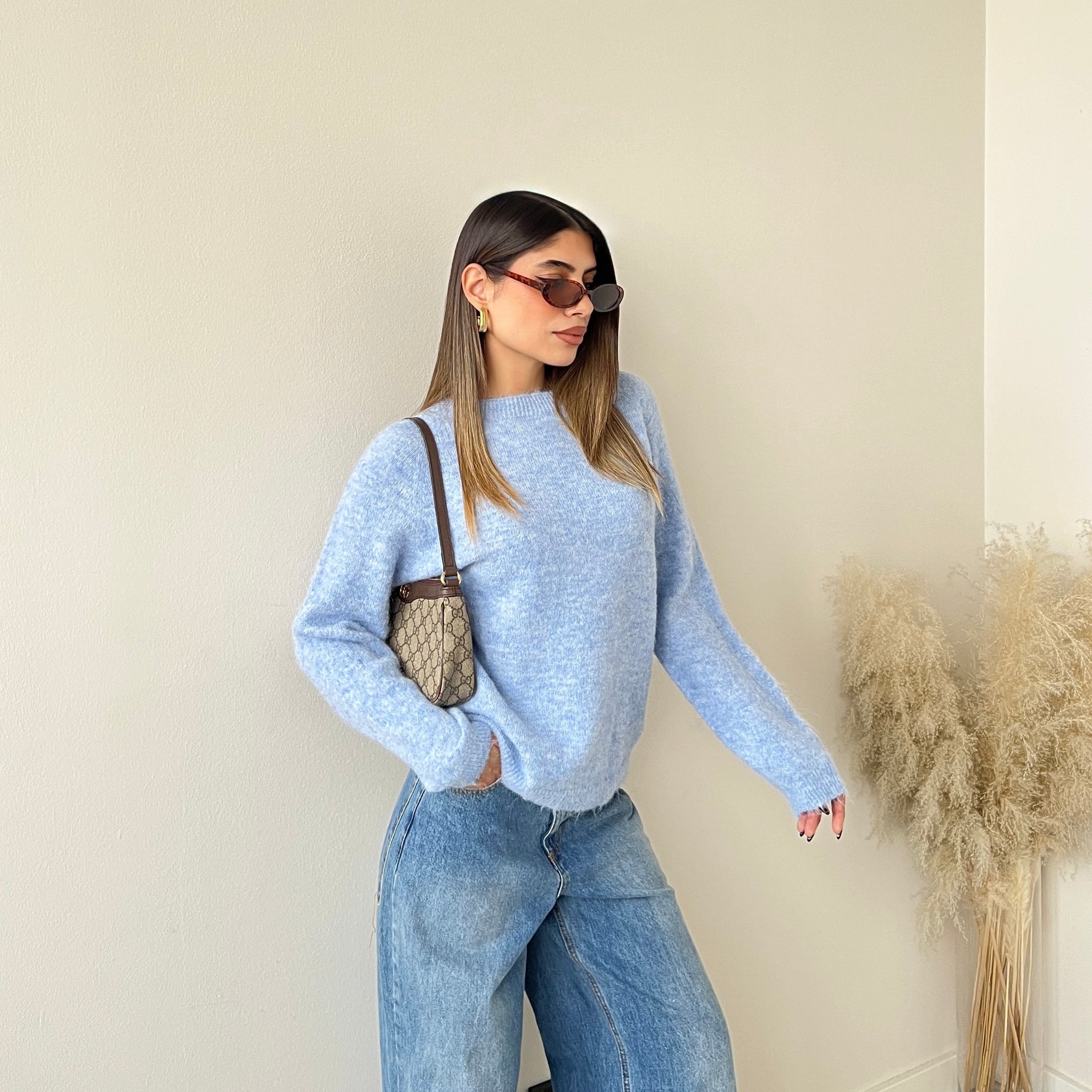 Pullover Plum celeste