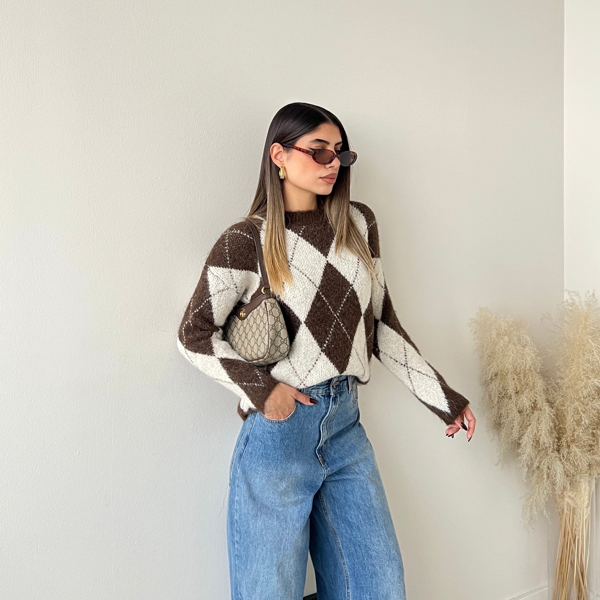 Pullover Monaco caffè