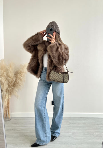 Ecopelliccia Milano sfumata