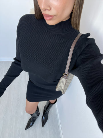 Set abito + maglia nero