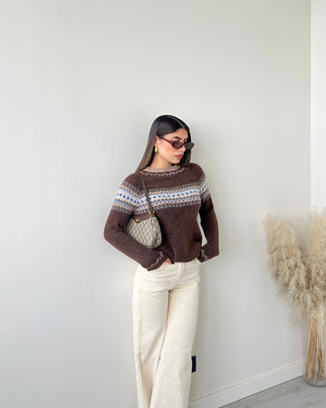 Pullover Skyler caffè