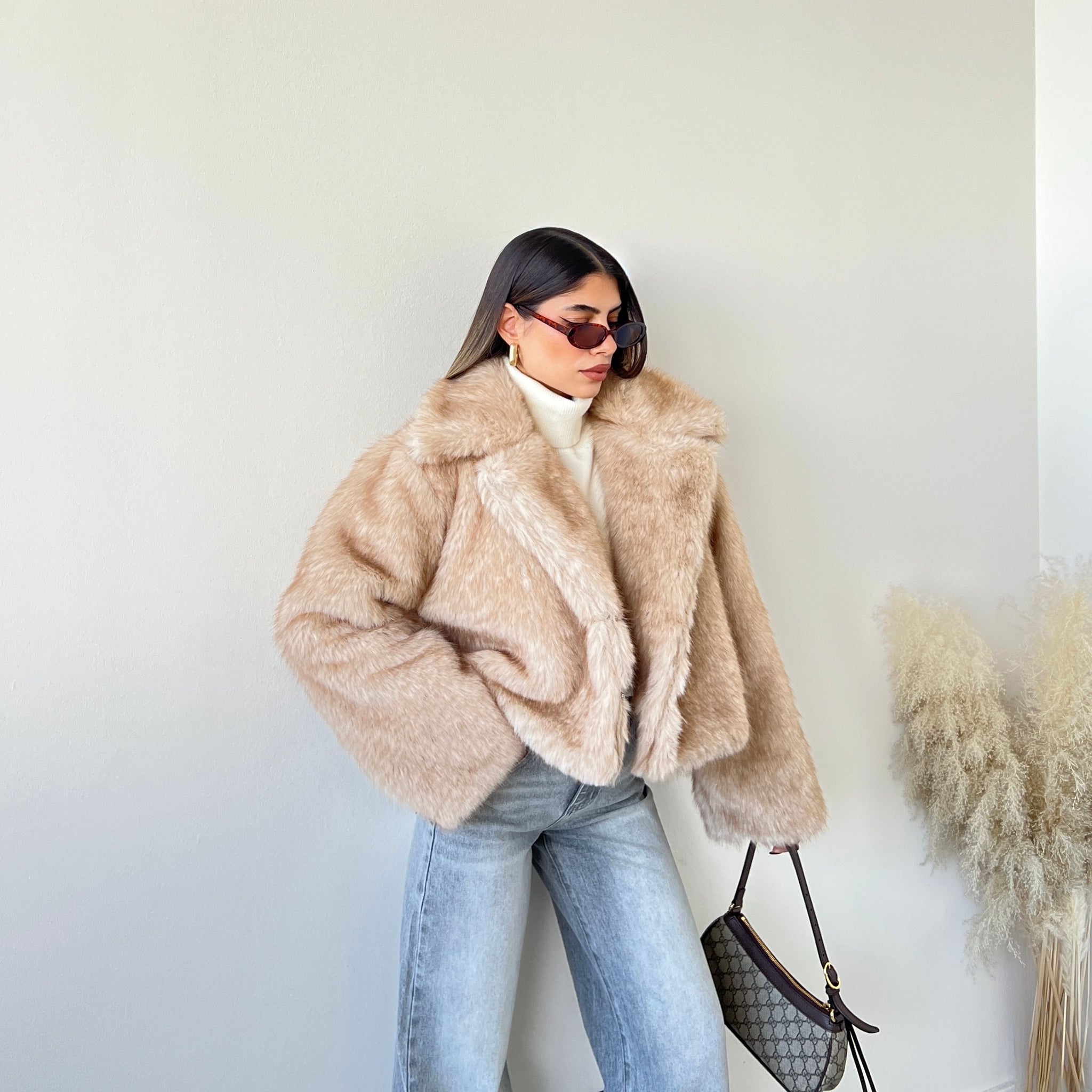 Ecopelliccia Charlotte beige