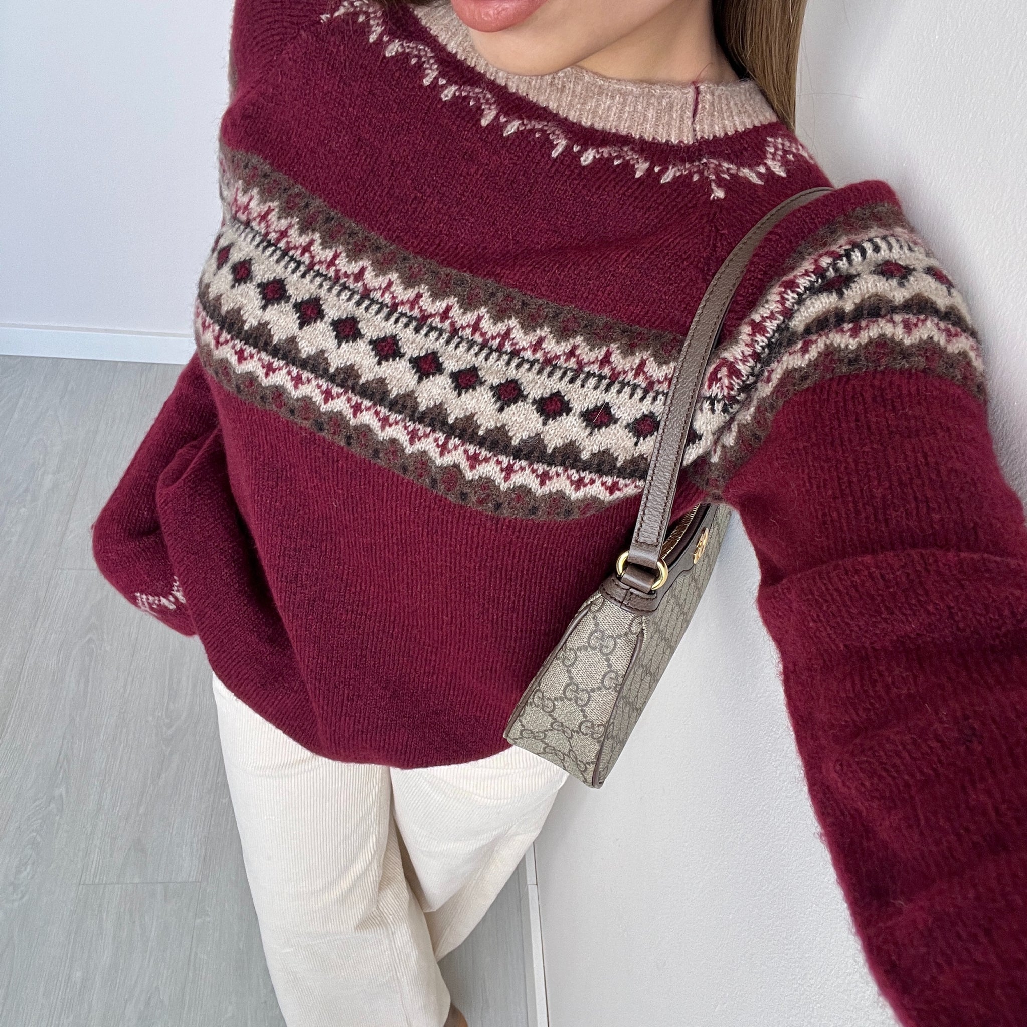 Pullover Skyler burgundy