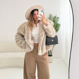 Ecopelliccia Charlotte beige