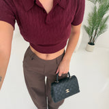 Pantalone barrell brown