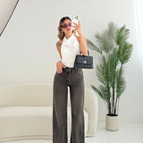 Jeans wide leg 8016