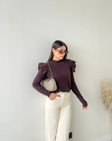 Maglioncino voulant caffè