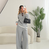 Pantalone di tuta palazzo grey