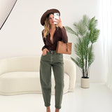 Jeans mom fit verdone