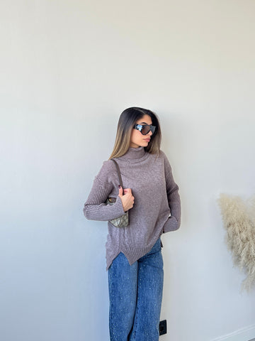 Dolcevita 2109 a coste sulle maniche fango