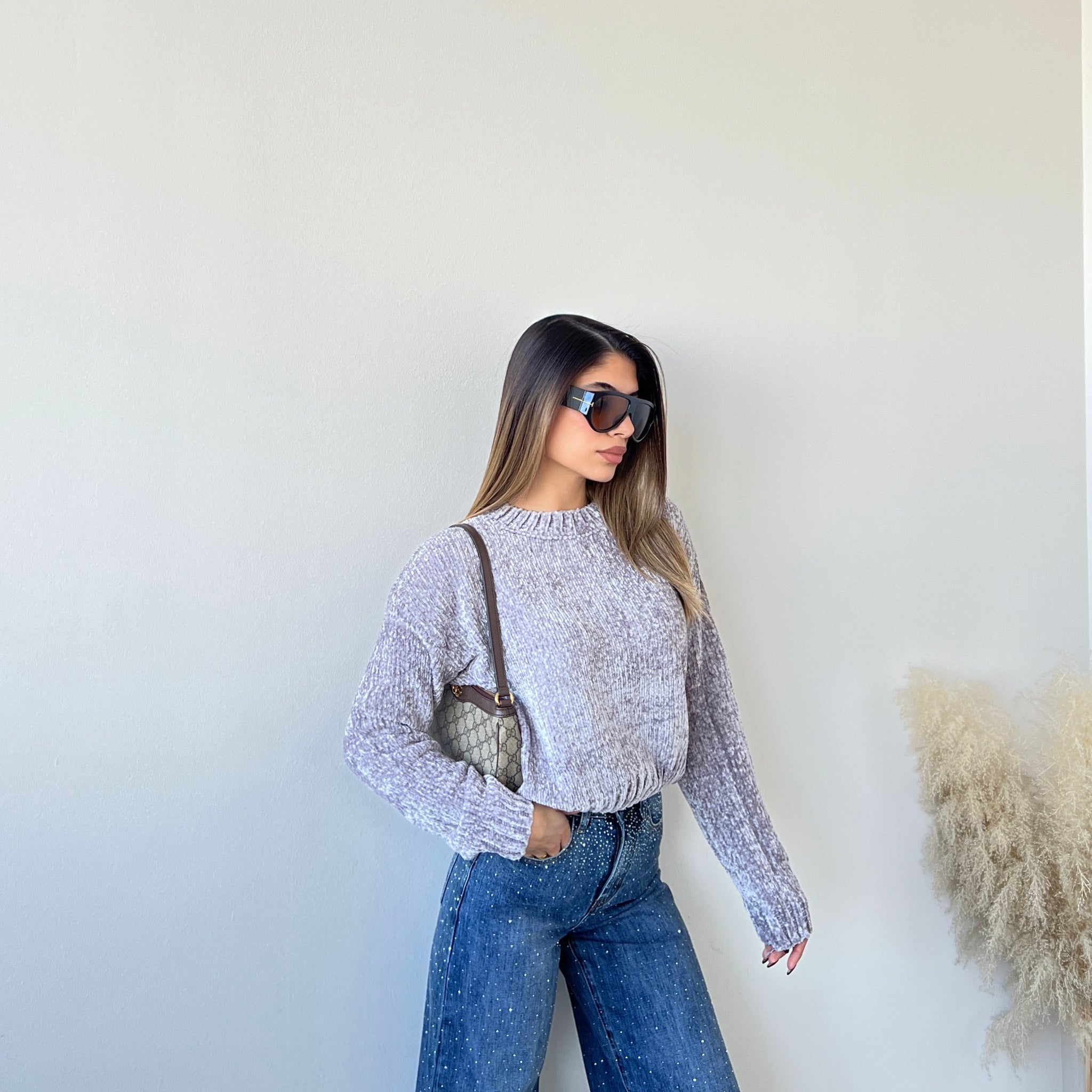 Pullover ciniglia 2813 grey