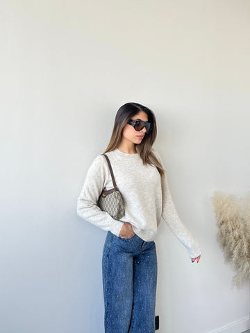 Maglioncino basic morbido 1885 beige