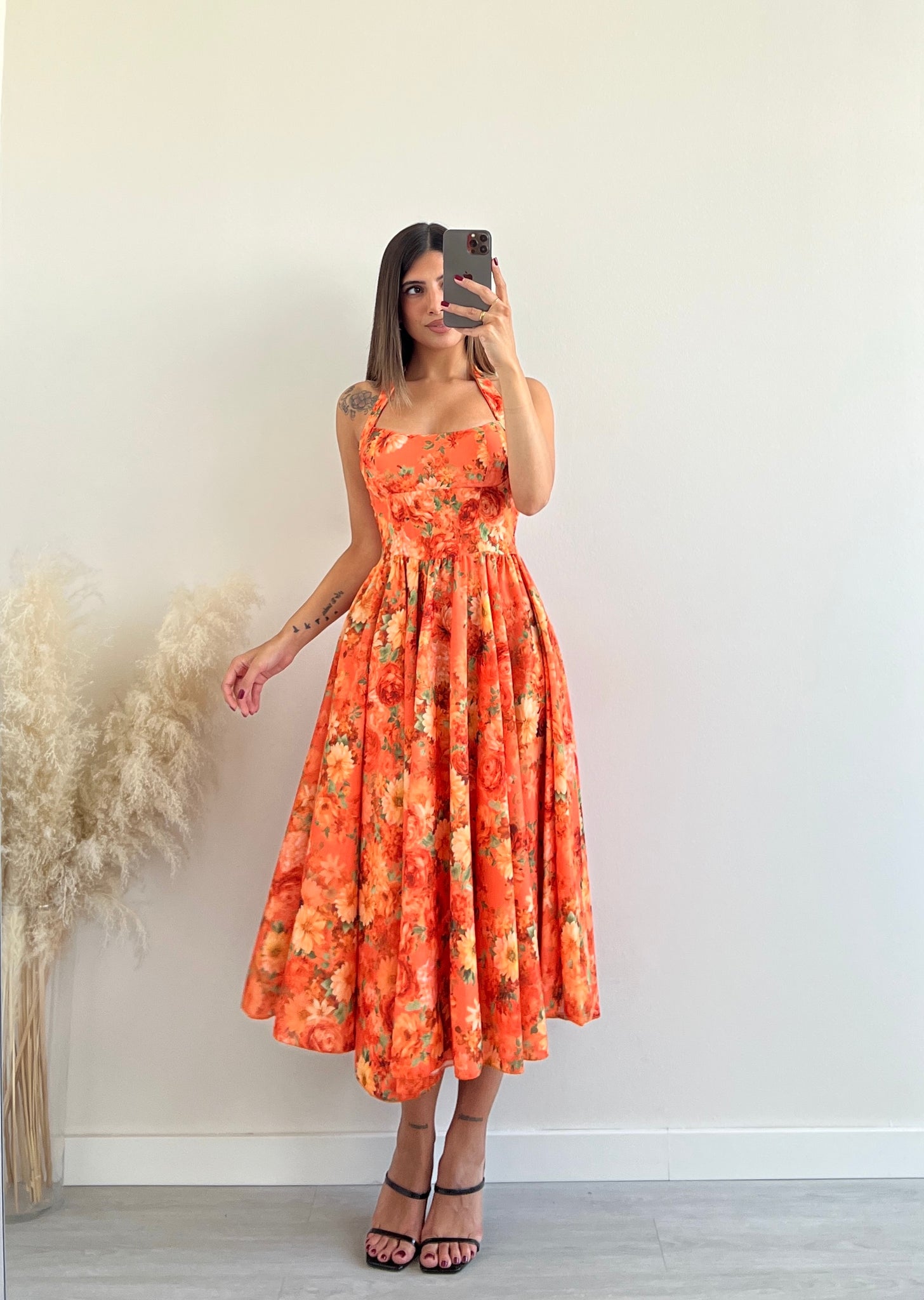 Abito Capri arancio