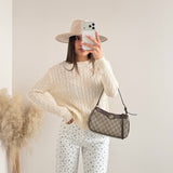 Pullover Trecy misto cotone crema