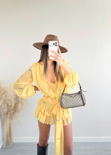 Abito tutina Tulipani giallo