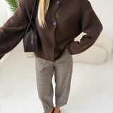 Maglione Alaska in misto lana brown