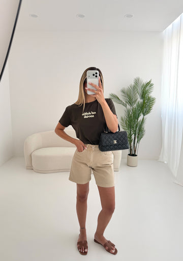 Shorts in jeans lunghi beige (BENNY 4)