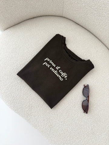 T-shirt Prima il caffè poi vediamo