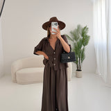 Coordinato Clotilde brown