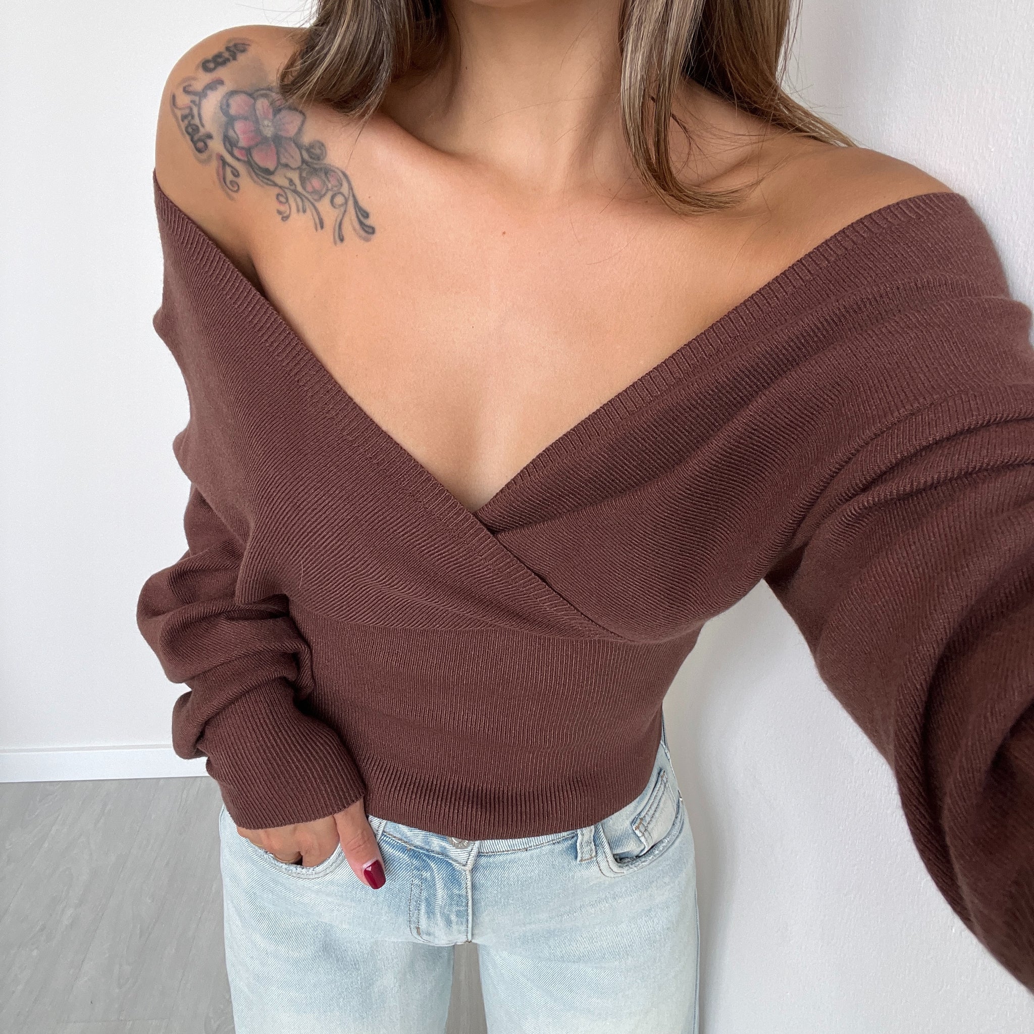 Maglia Ginevra caffè