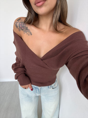Maglia Ginevra caffè